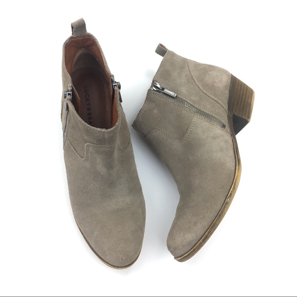 Lucky Brand Shoes - Lucky Brand Women’s Suede Betwixt Booties SZ 9 M